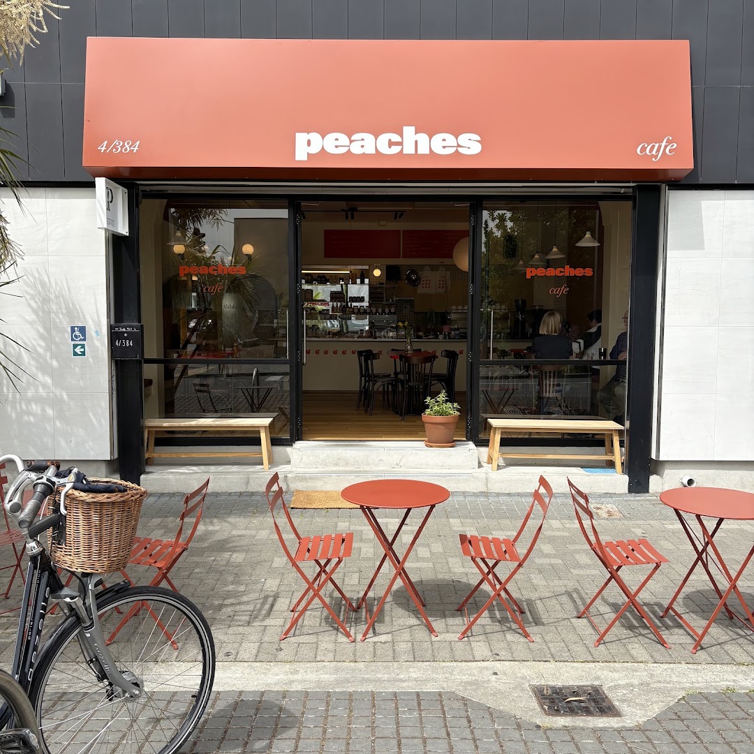 Peaches: clear, inviting exterior shot