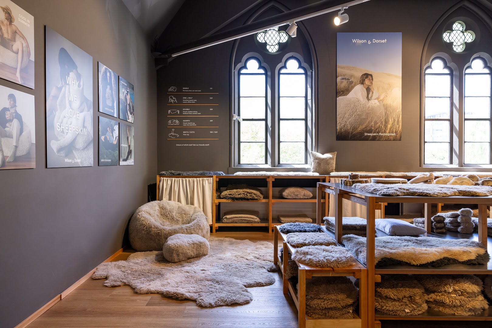 Wilson & Dorset: professional interior shop display photo