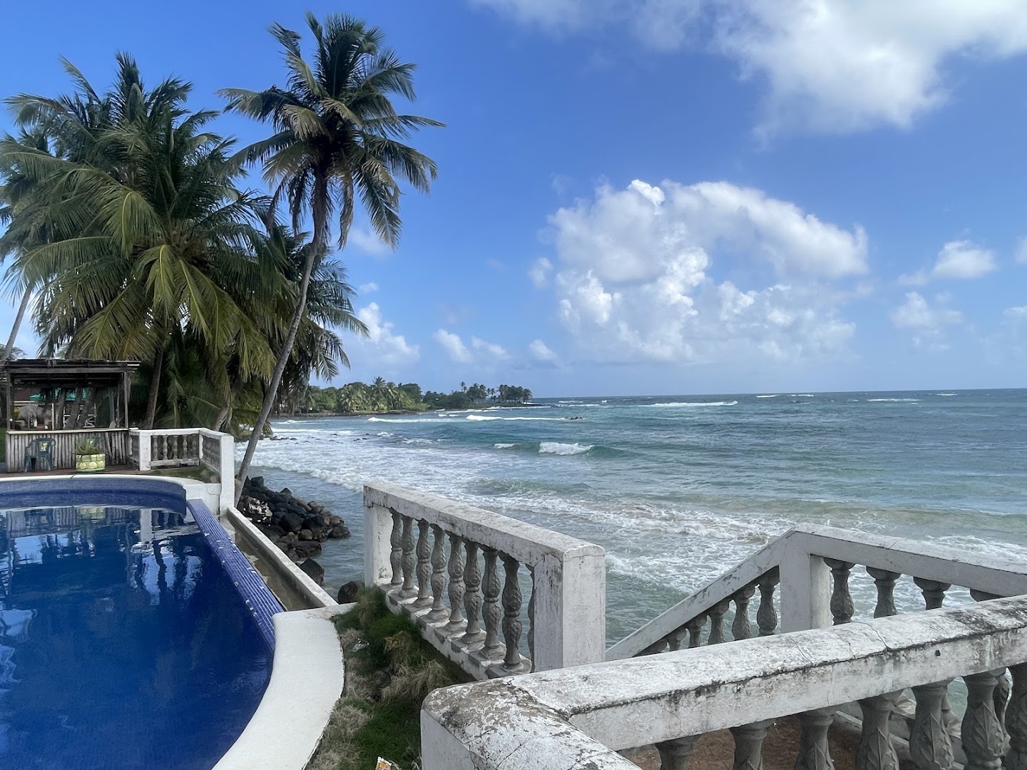 Casa Canada: beautiful view of restaurant terrace