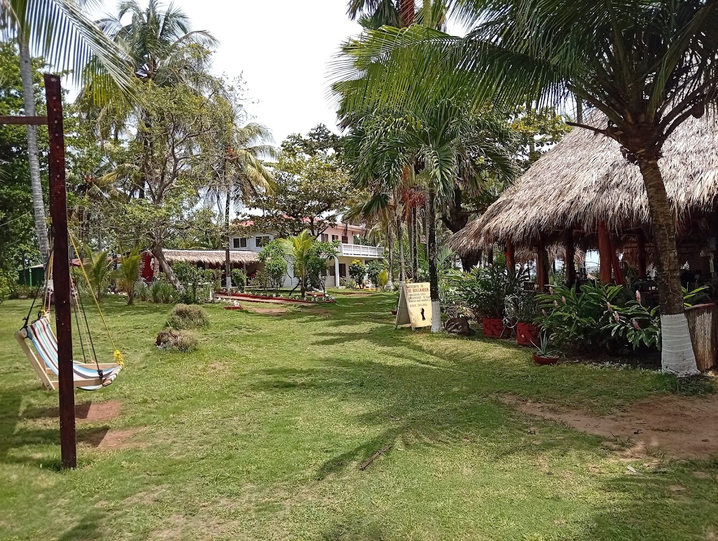 The Buccaneer: inviting restaurant outdoor space