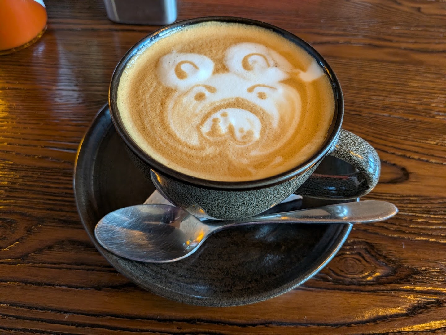 Brooklyn Kitchen & Café: high quality latte art photo
