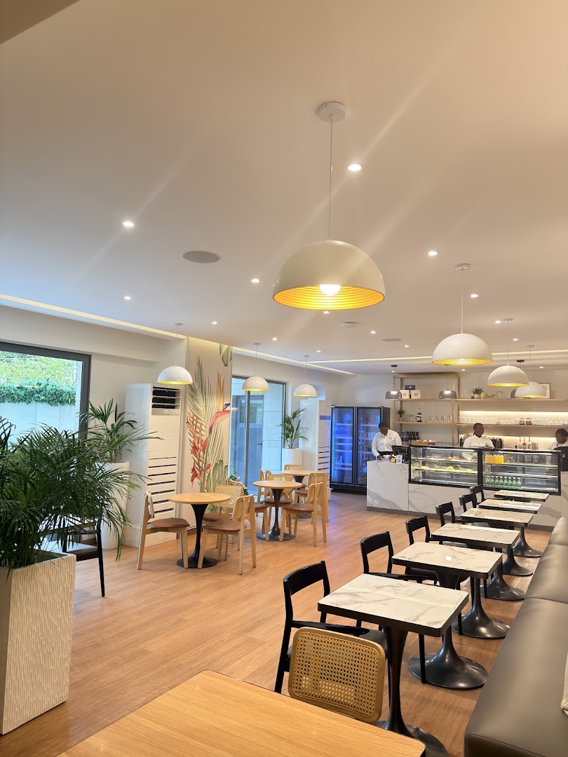 Cafe Blu: clean, inviting, professional interior shot