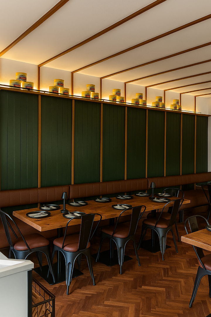 Dough Pizza Bar: professional interior shot of restaurant