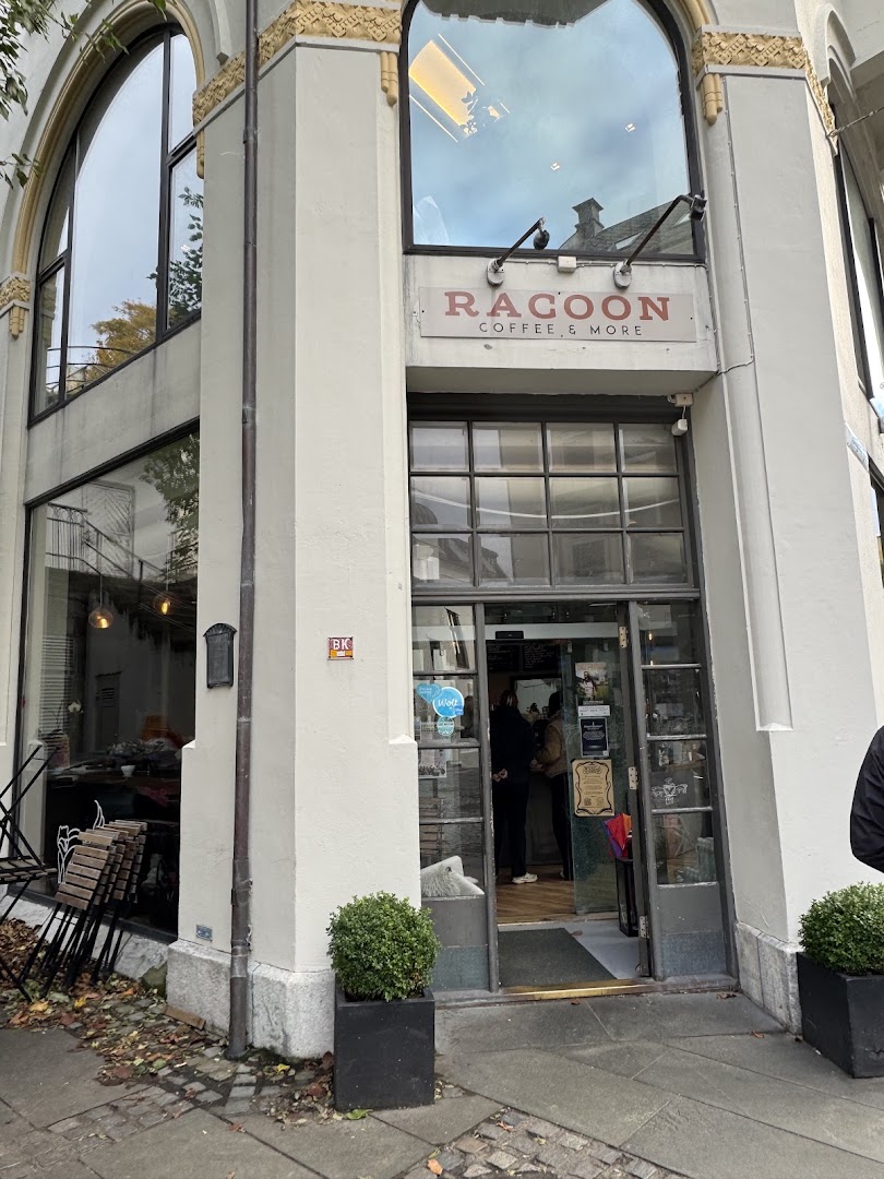 Racoon Coffee: clear exterior shot of venue