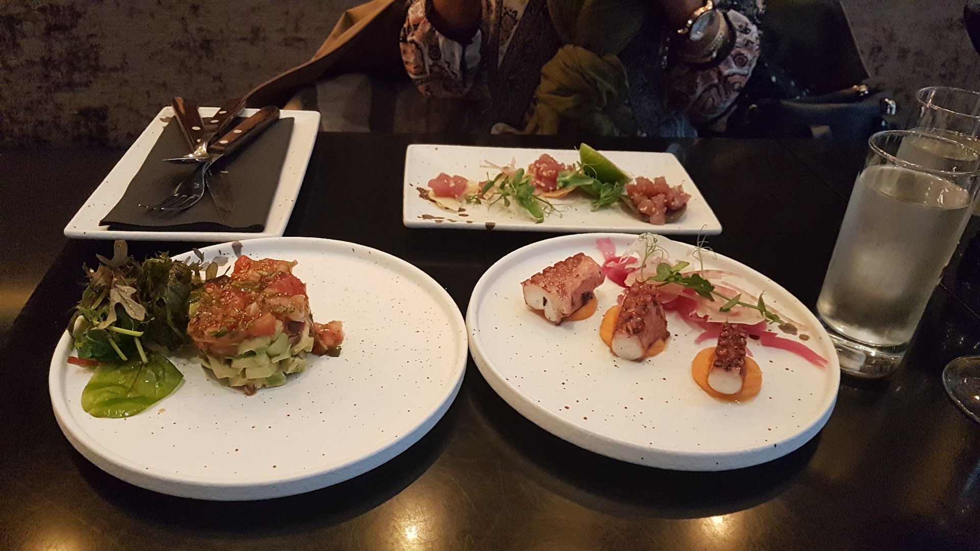 Ácido: appetizing food presentation and quality