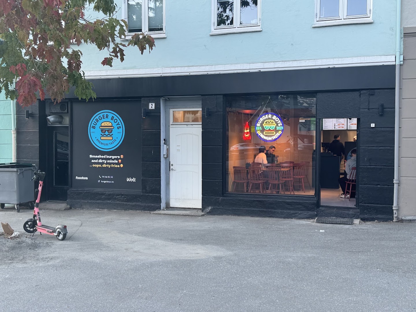 Burger Boys Danmarksplass: clear exterior shot of restaurant