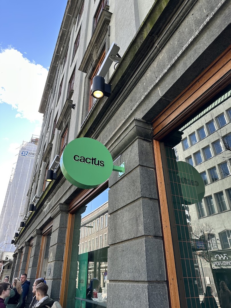 Cactus: clear exterior shot showing signage