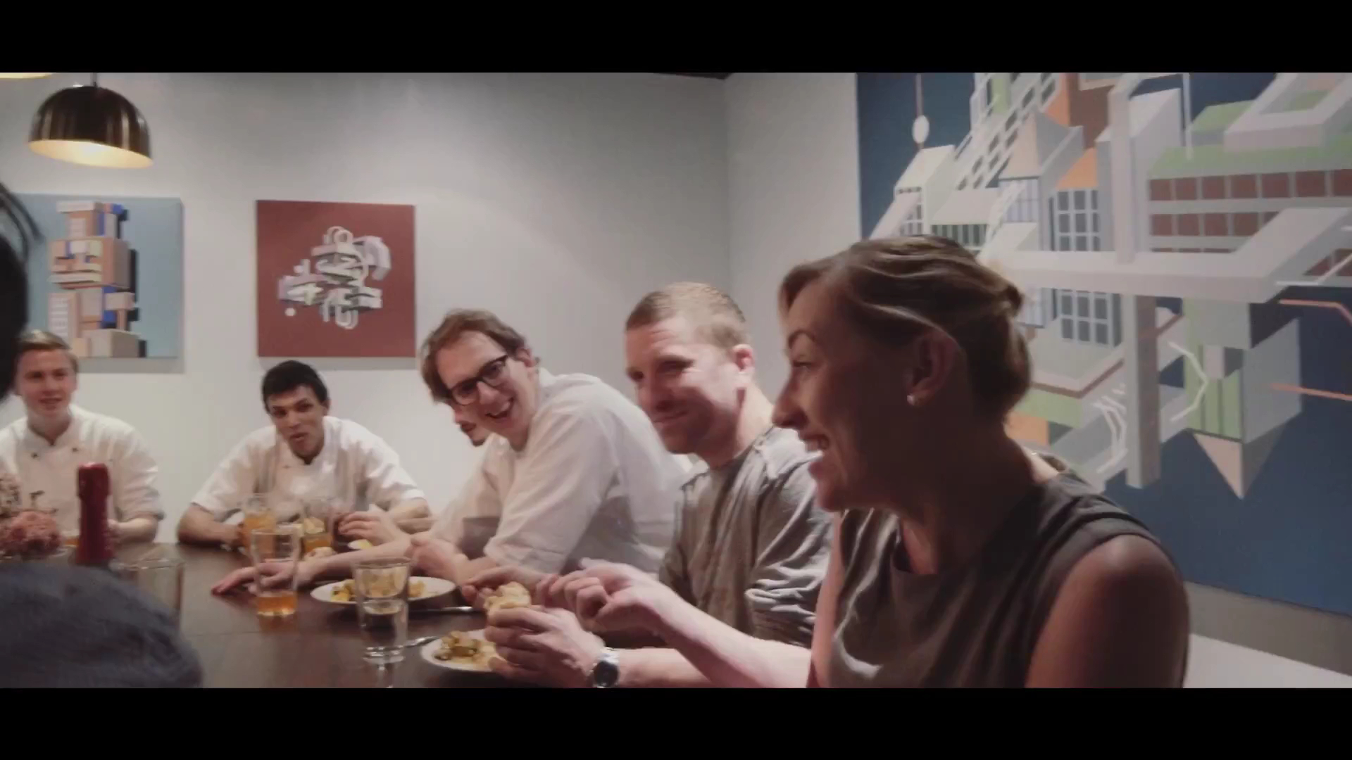 Lysverket: authentic restaurant atmosphere