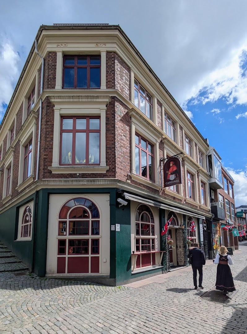 Cardinal: clear exterior shot of venue