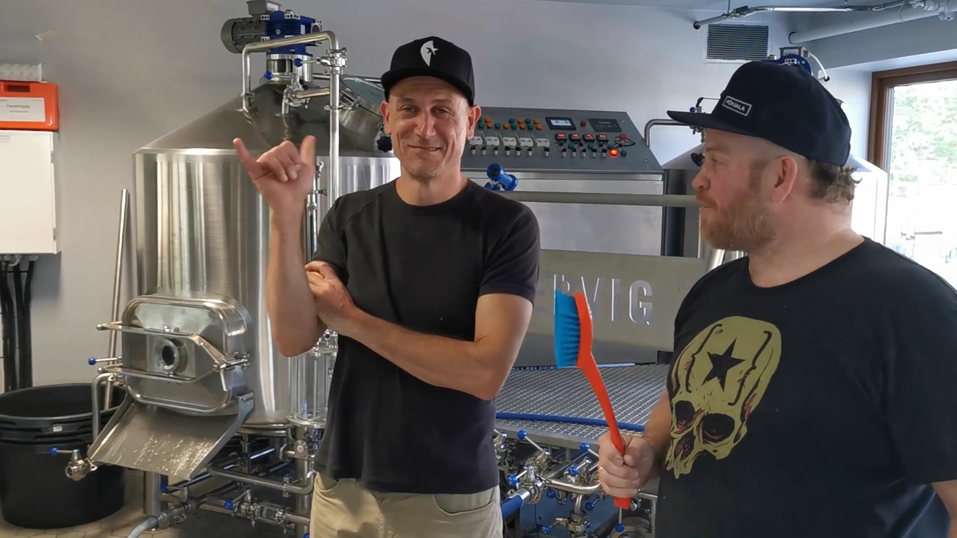 Lervig Local: staff in brewery setting
