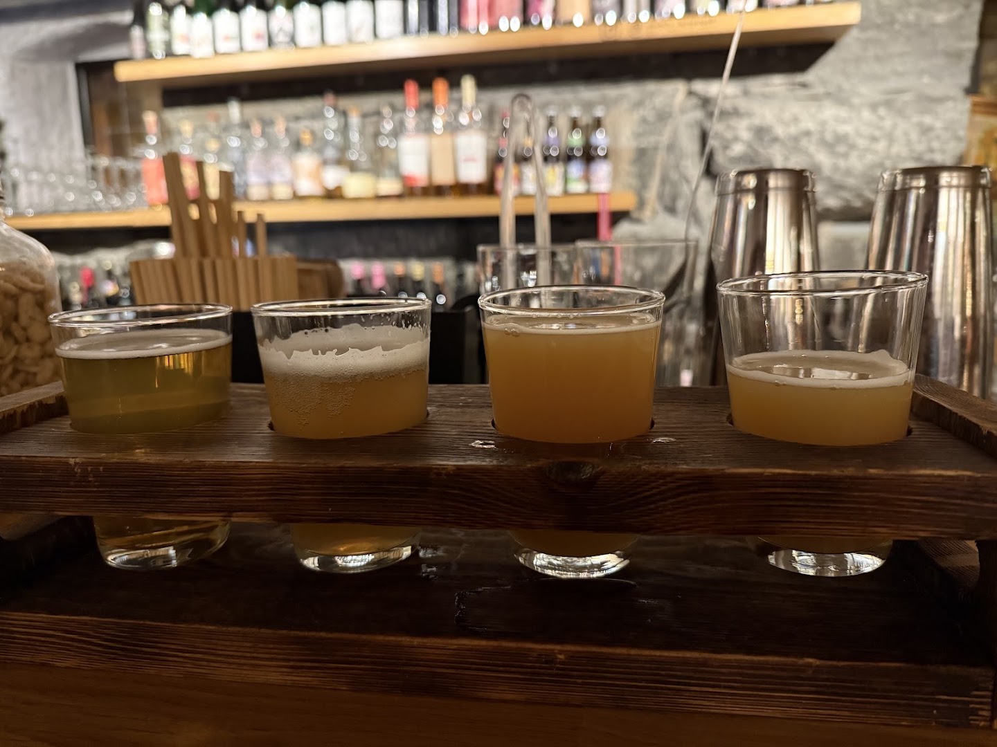 På Kornet: appealing beer flight photo