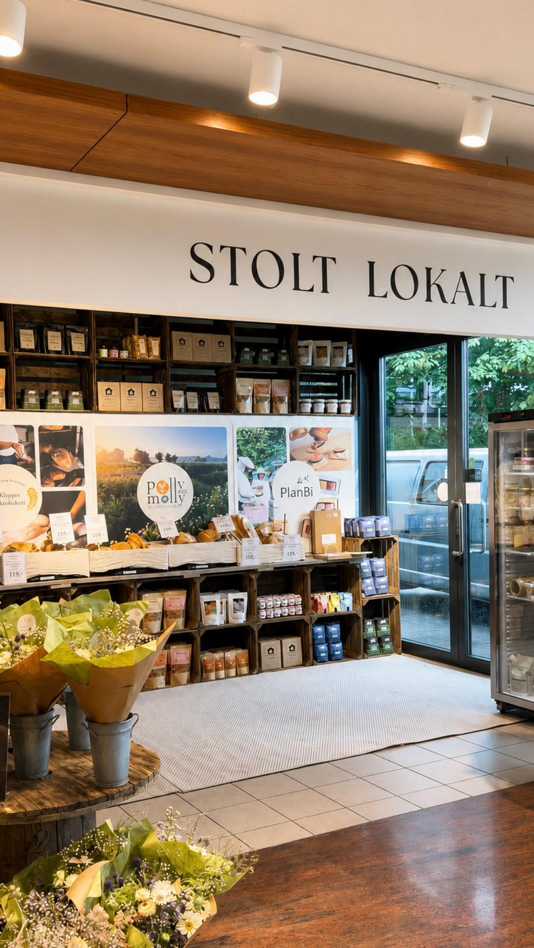 Stolt Lokalt: clear, professional shop interior photo