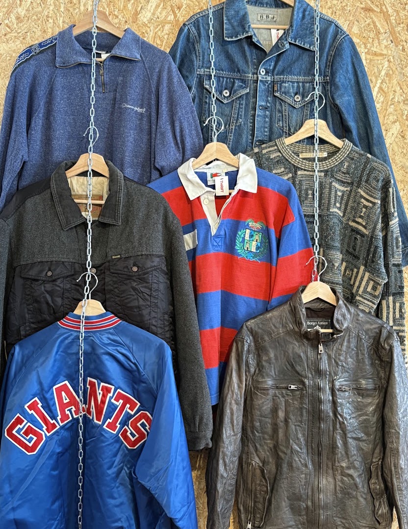 Thrift: clear display of shop products