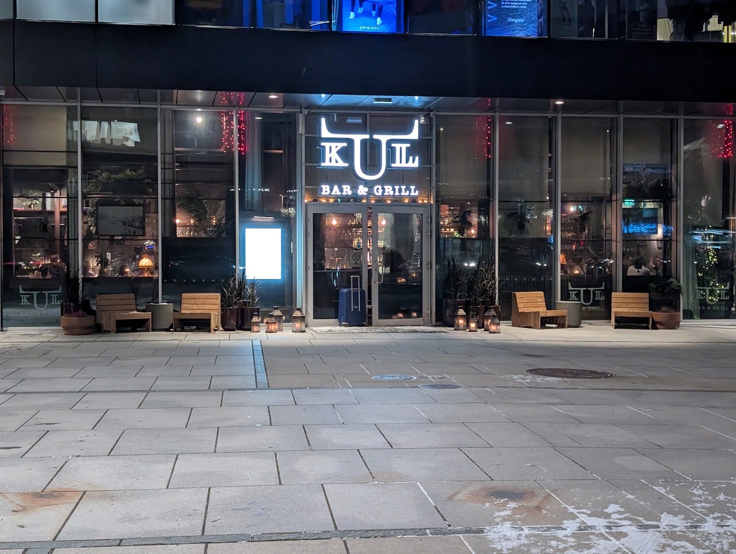 KULL Bar & Grill: clear, professional exterior venue shot