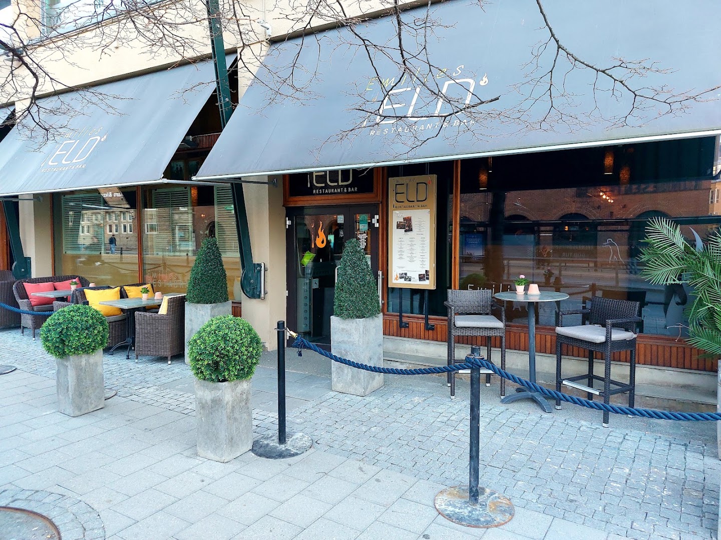 Emilies ELD: clear exterior view of restaurant