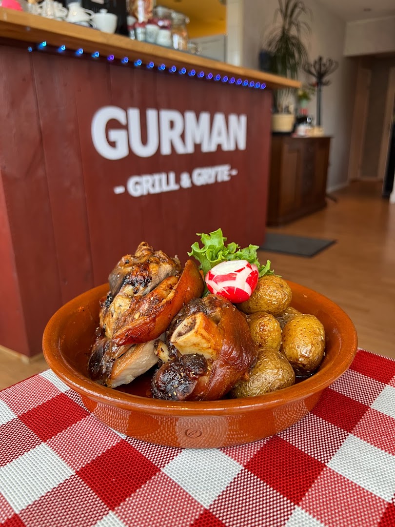 Gurman: appetizing food photo with branding