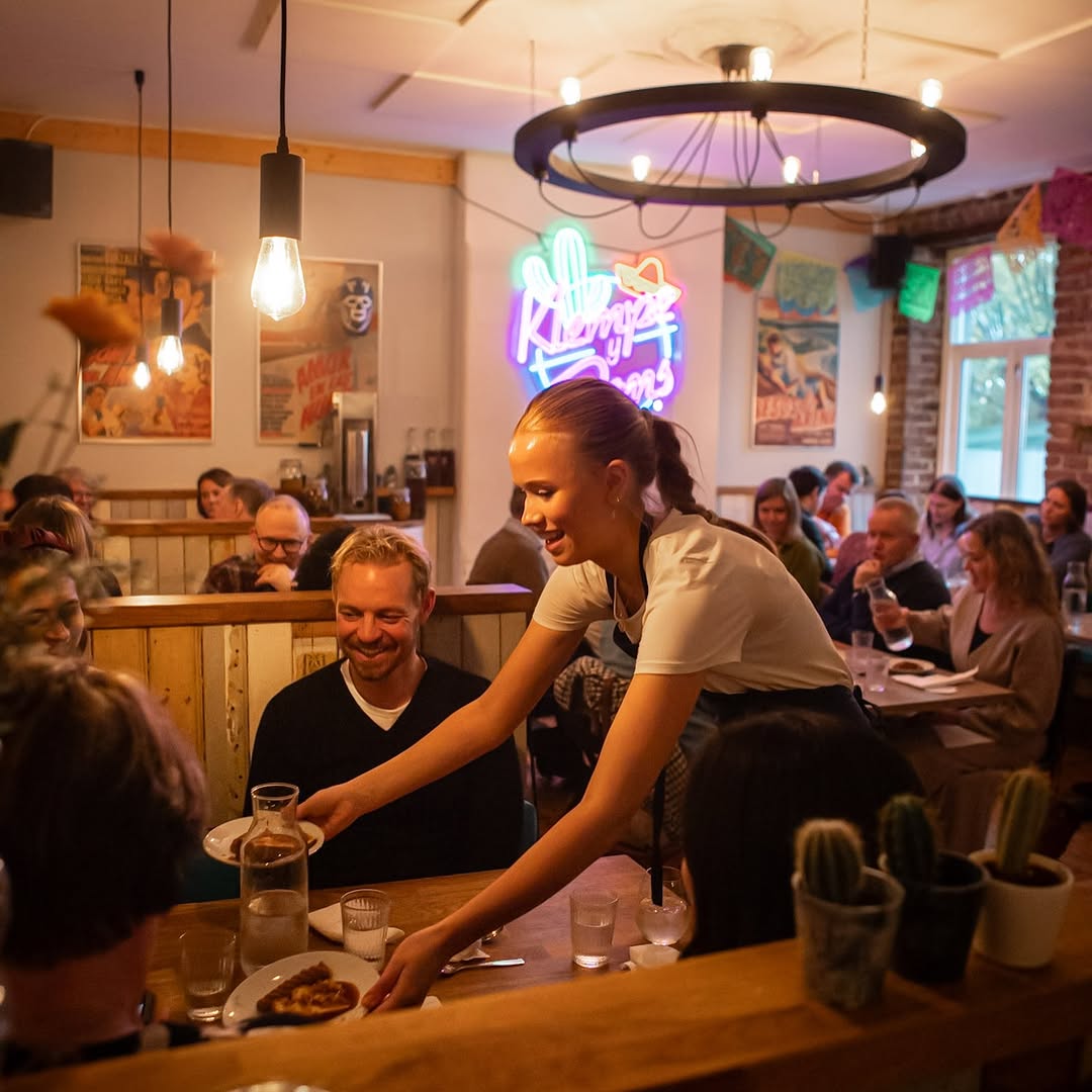 Klempe og Dons: inviting atmosphere with active service