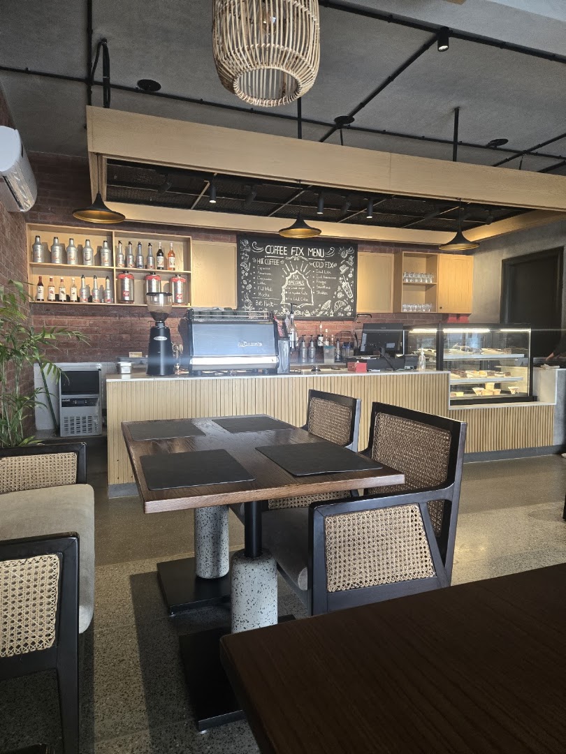 Coffee Fix: clear, professional interior shot