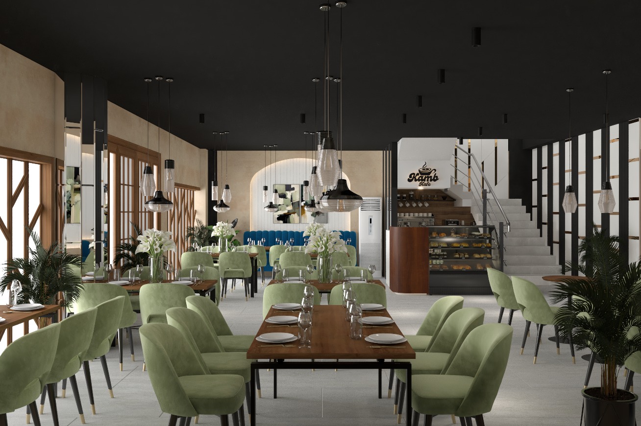 Kamb Kafé: professional interior shot of restaurant