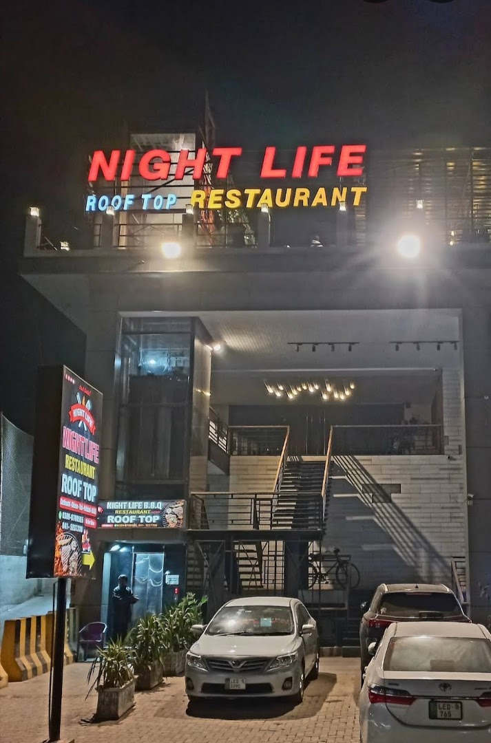 Nightlife Rooftop Restaurant: clear exterior view of venue