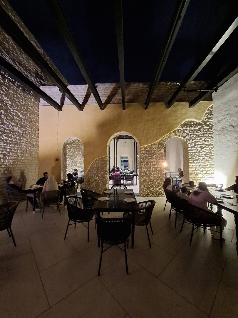 KBC Courtyard: attractive, well-lit restaurant interior