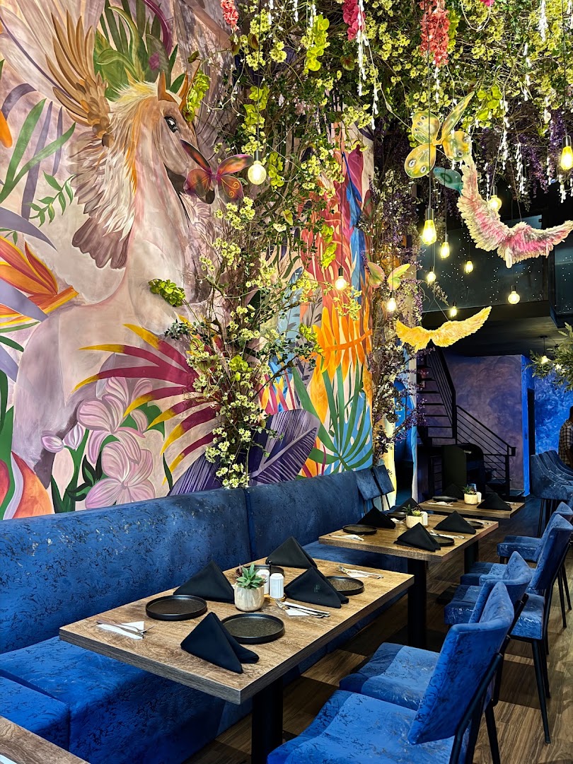 Oya: vibrant and inviting restaurant interior