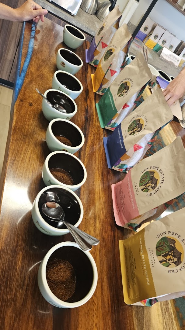 Don Pepe Estate Coffee: coffee tasting and products
