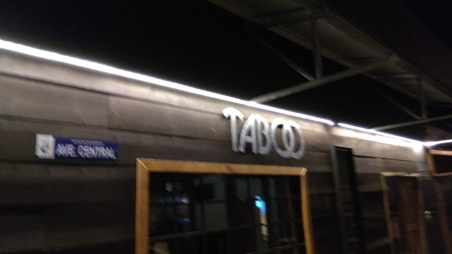 Taboo Bar & Lounge: clear exterior shot of venue