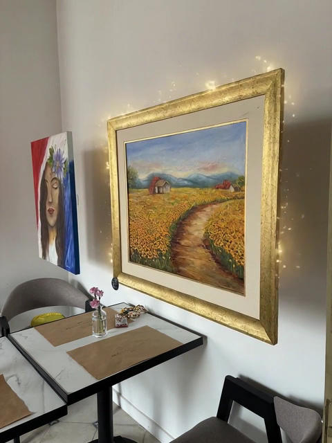 Arte con Aroma Café: pleasant cafe interior atmosphere