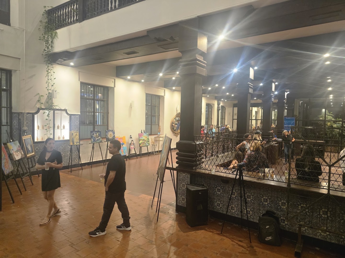 Espacio Cultural Staudt: venue atmosphere and exhibition