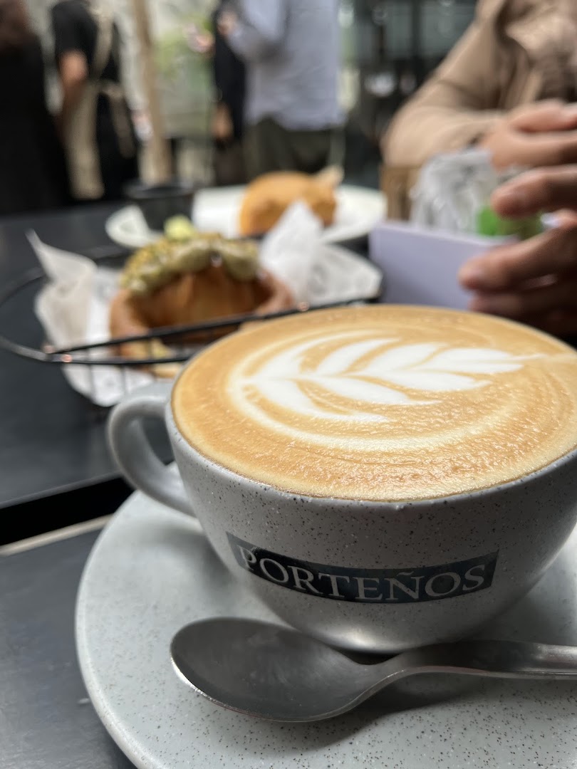 Porteños: appealing photo of coffee and food