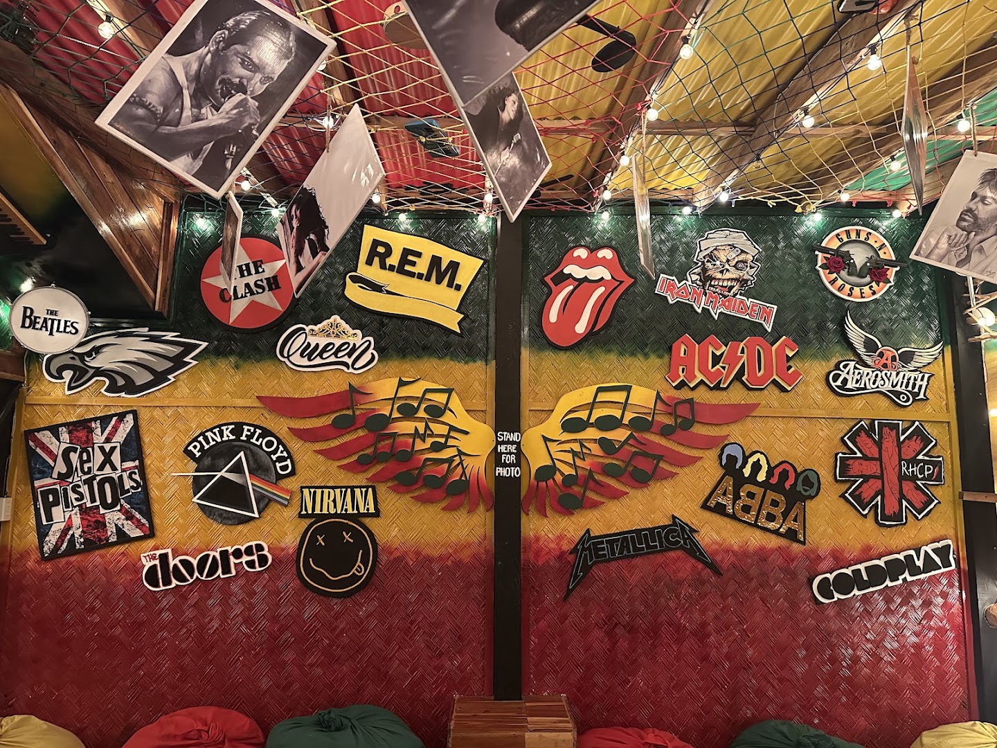 The Reggae Island: venue's unique interior