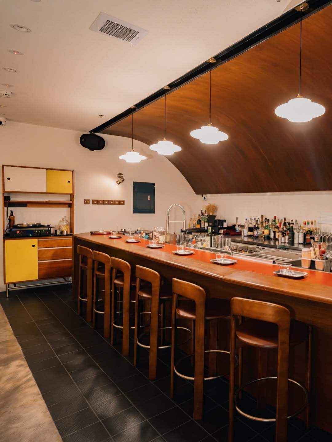 Always Welcome: professional interior shot of bar