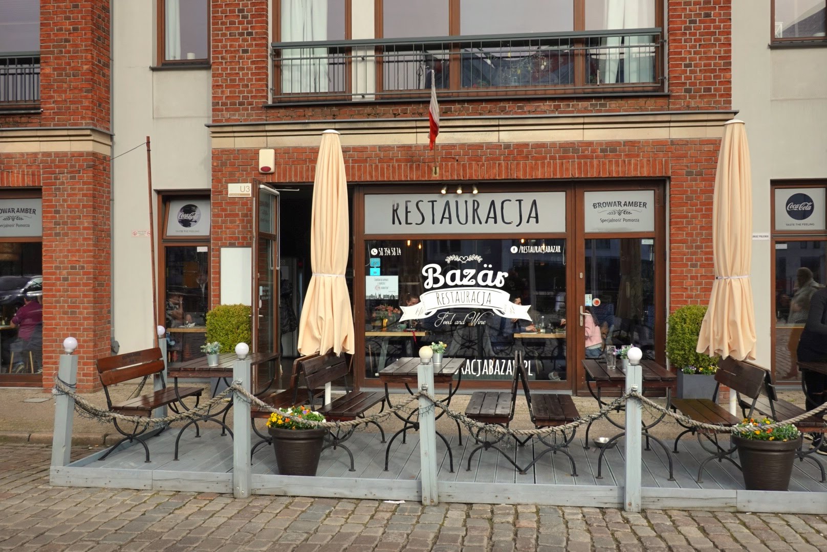 Bazar: clear exterior shot of restaurant