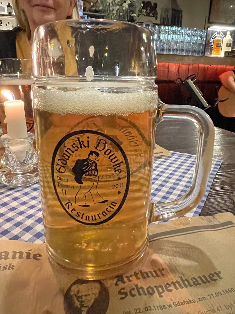Gdański Bowke: clear photo of restaurant drink