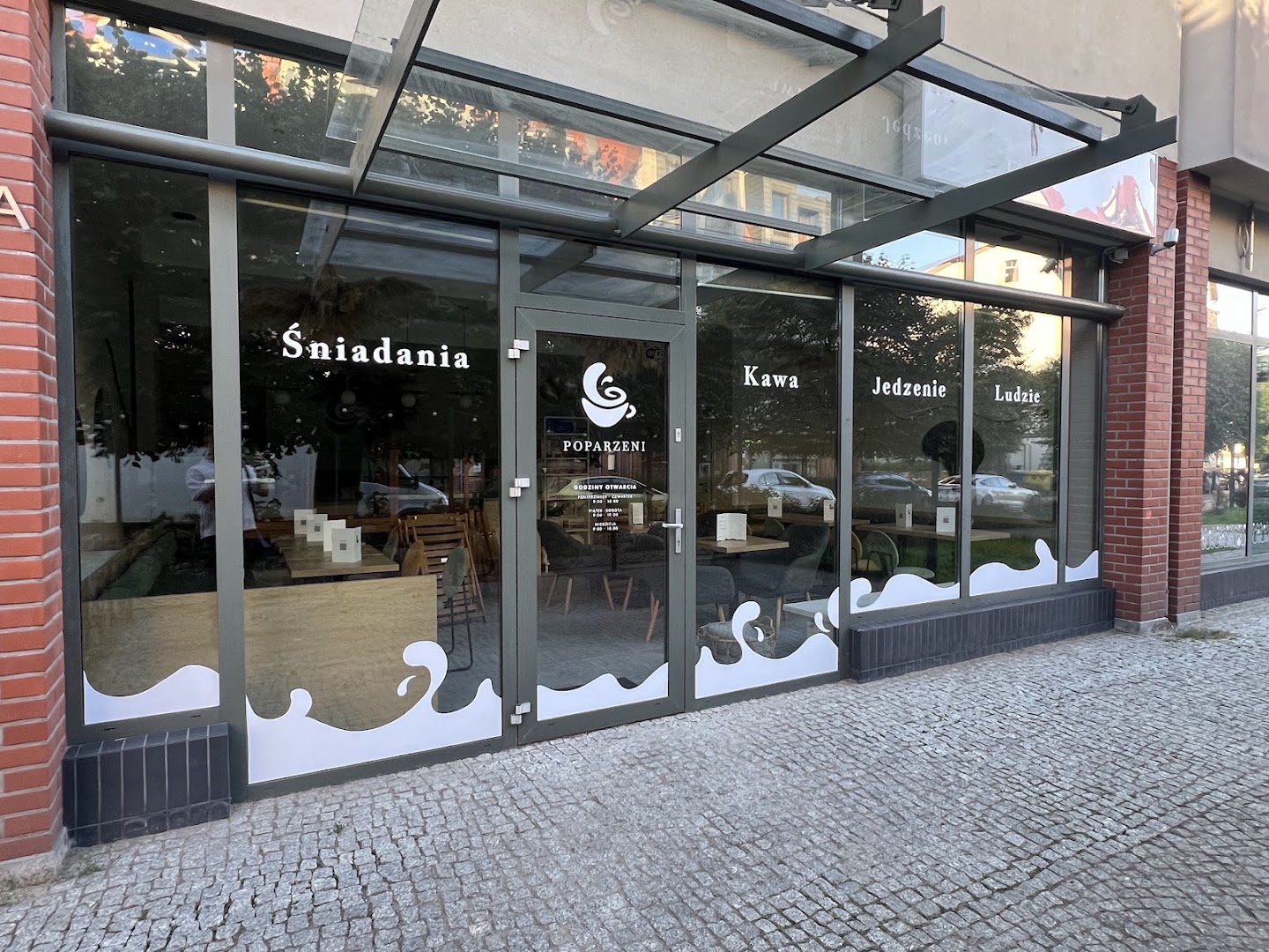 Poparzeni Cafe: clear exterior shot of venue