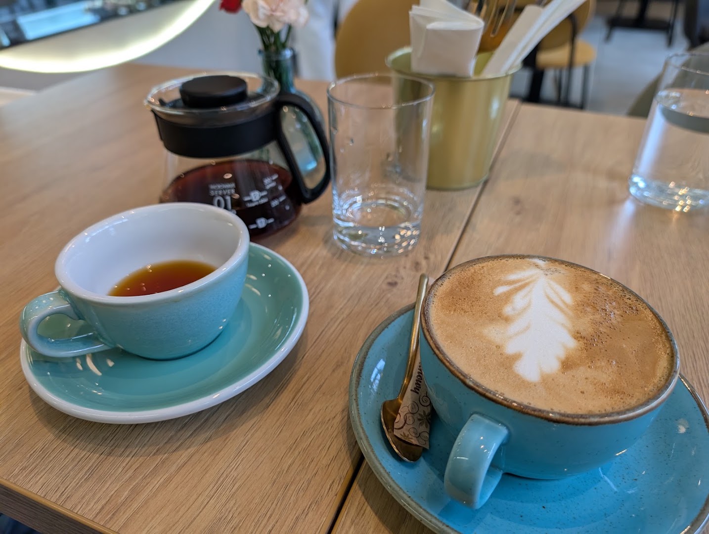 Poparzeni Cafe: appealing photo of cafe drinks