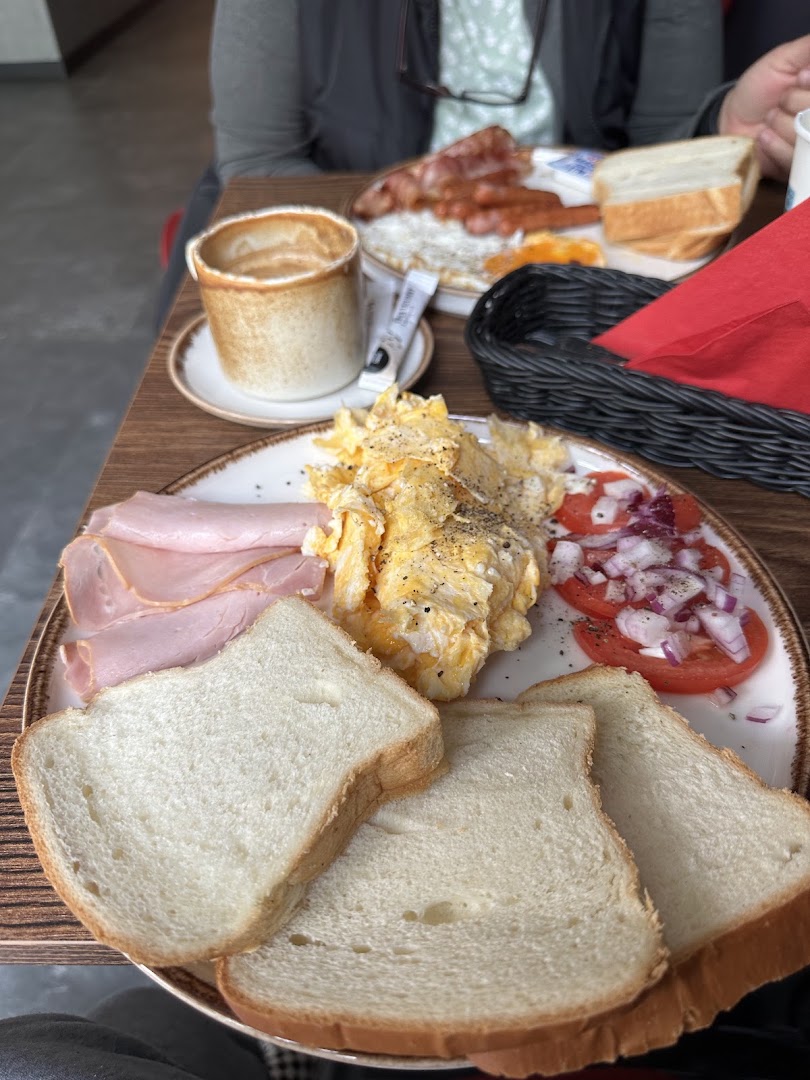 Gentleman Coffee: appetizing breakfast food photo