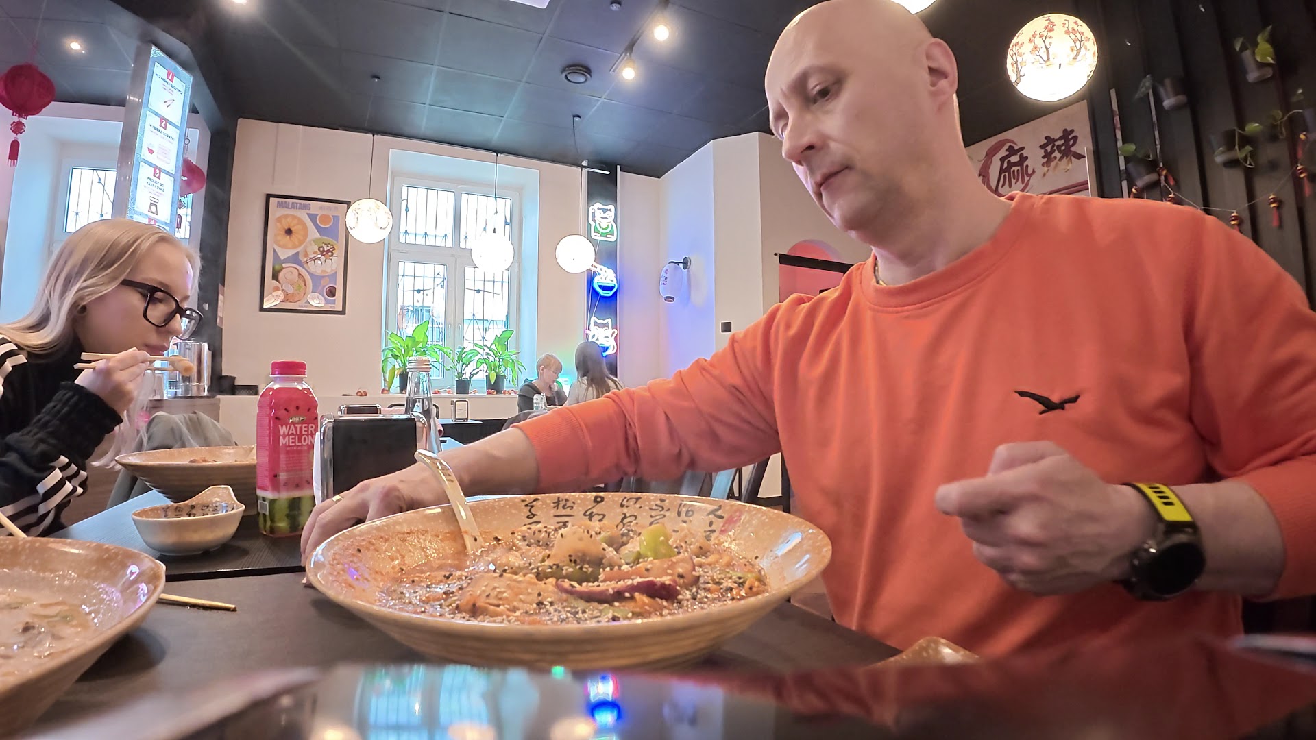 Pan Pot: customers enjoying the food
