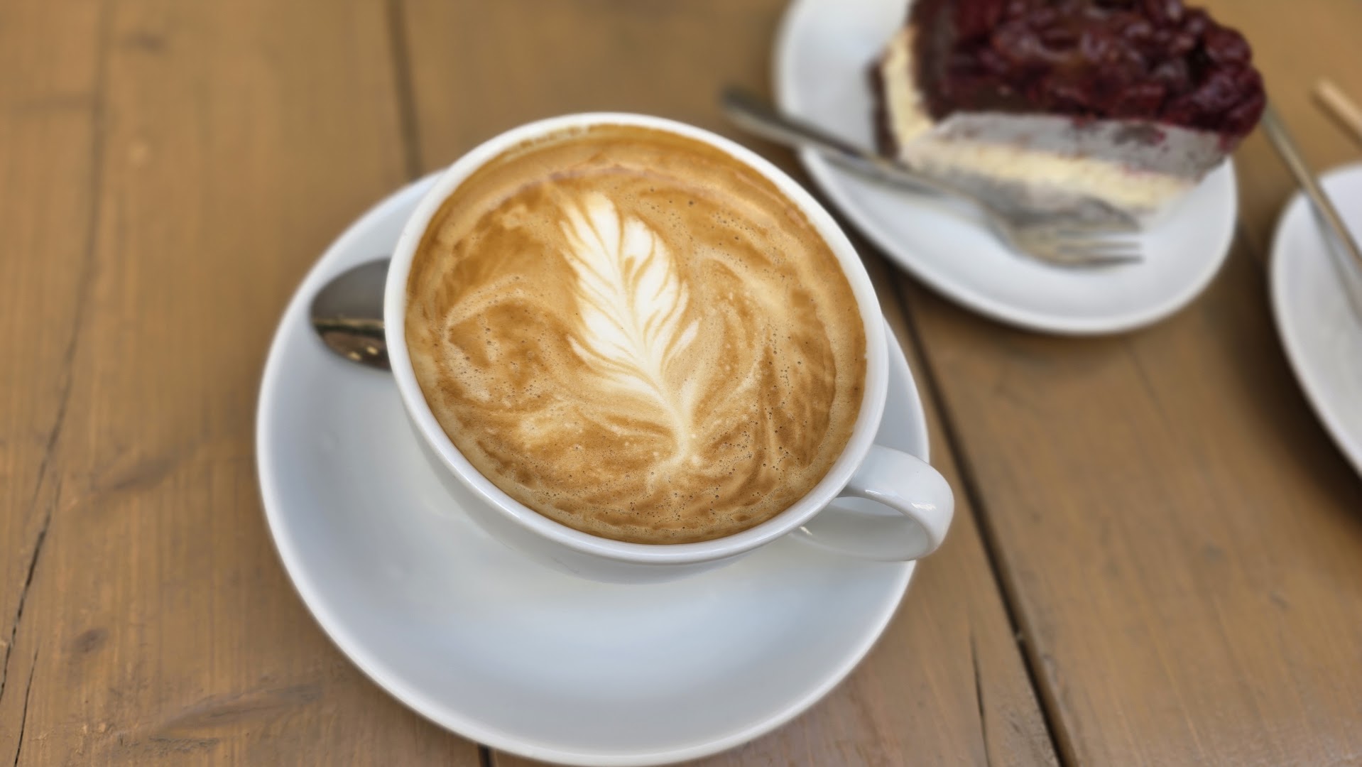 Anabilis: appetizing photo of coffee and cake