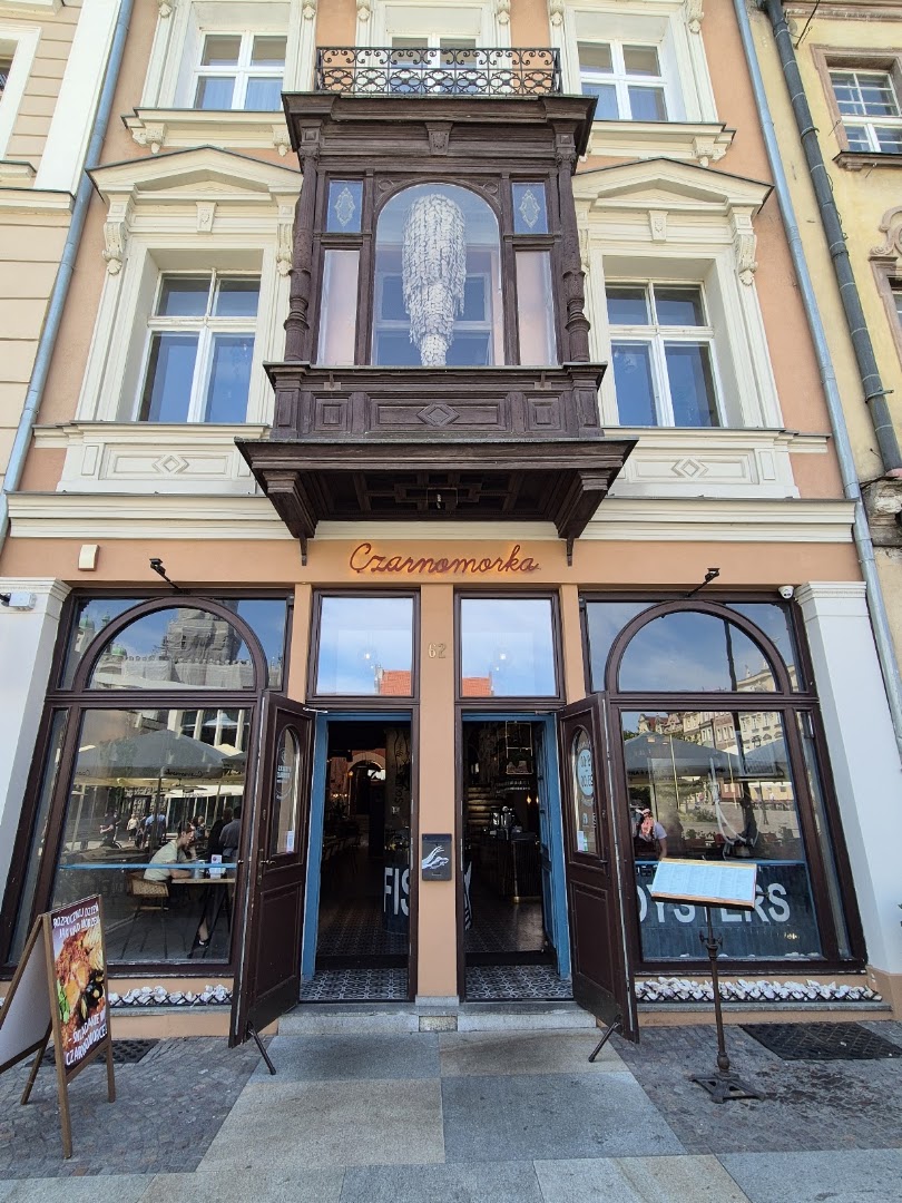 Czarnomorka: clear, professional exterior restaurant shot