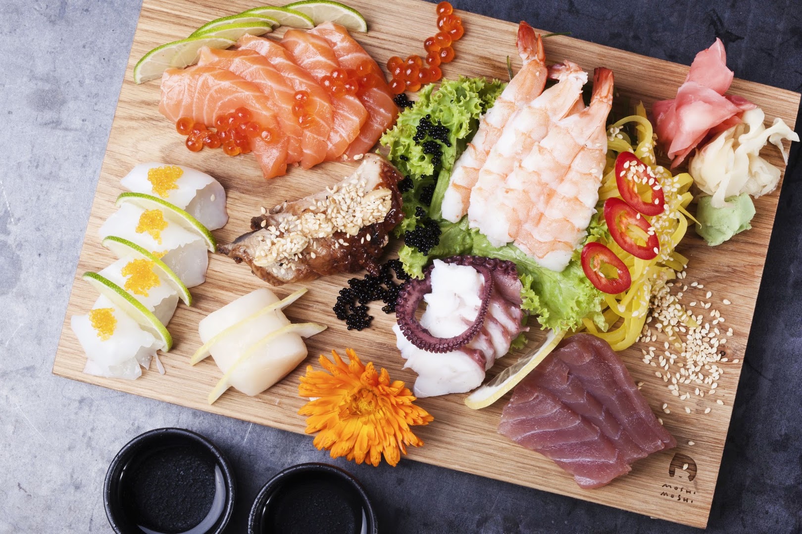 Moshi Moshi Sushi: high quality, appetizing food photography