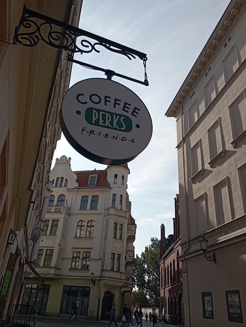 Central Coffee Perks: clear signage of the venue
