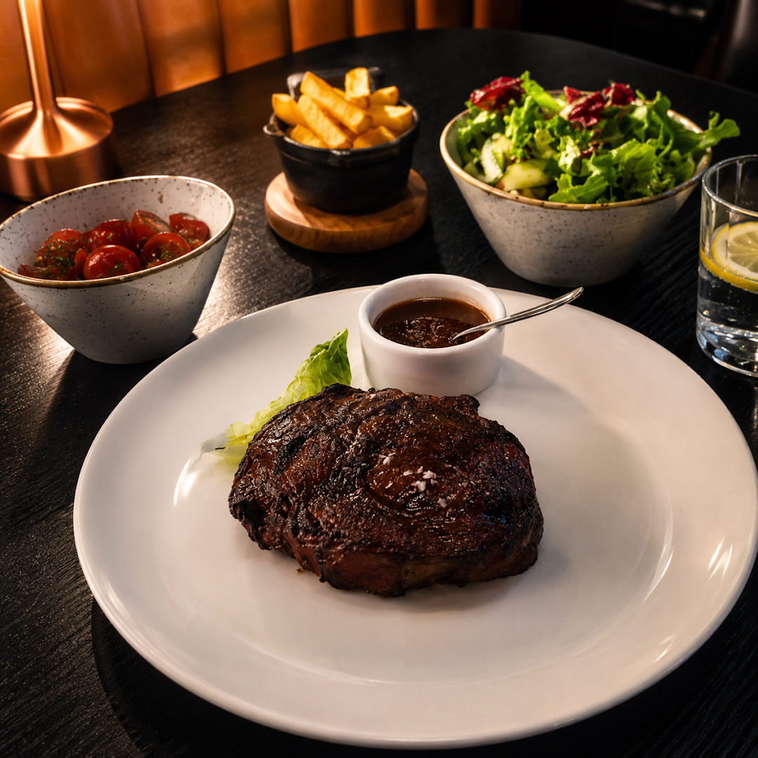 Campo Modern Grill: professional, appetizing food photography