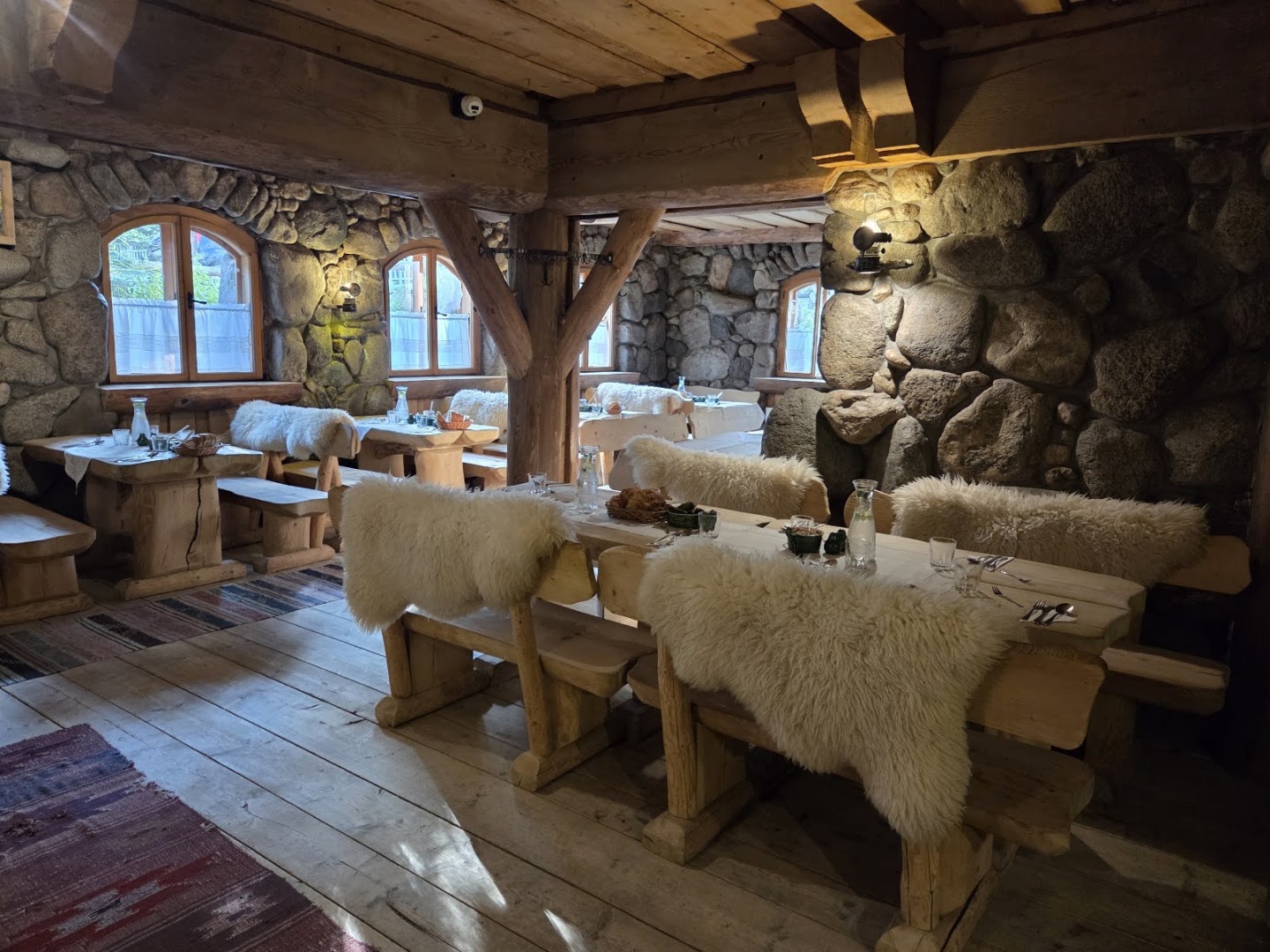 Karczma Przy Młynie: inviting and authentic restaurant interior