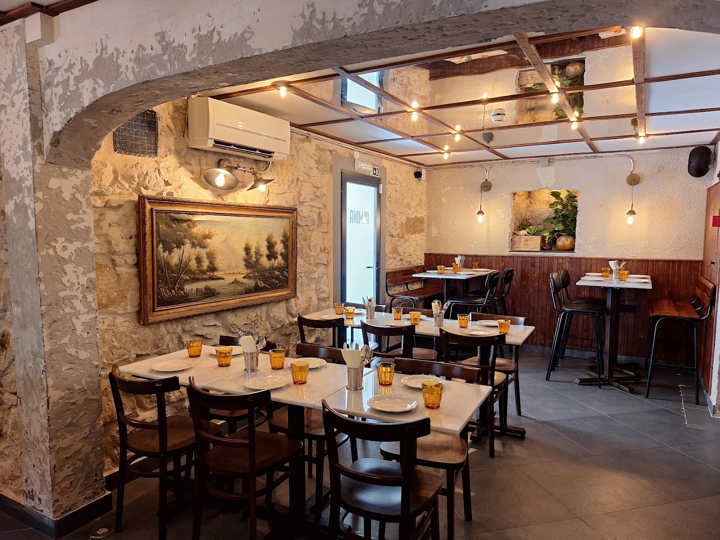 Almina: clear, inviting restaurant interior shot