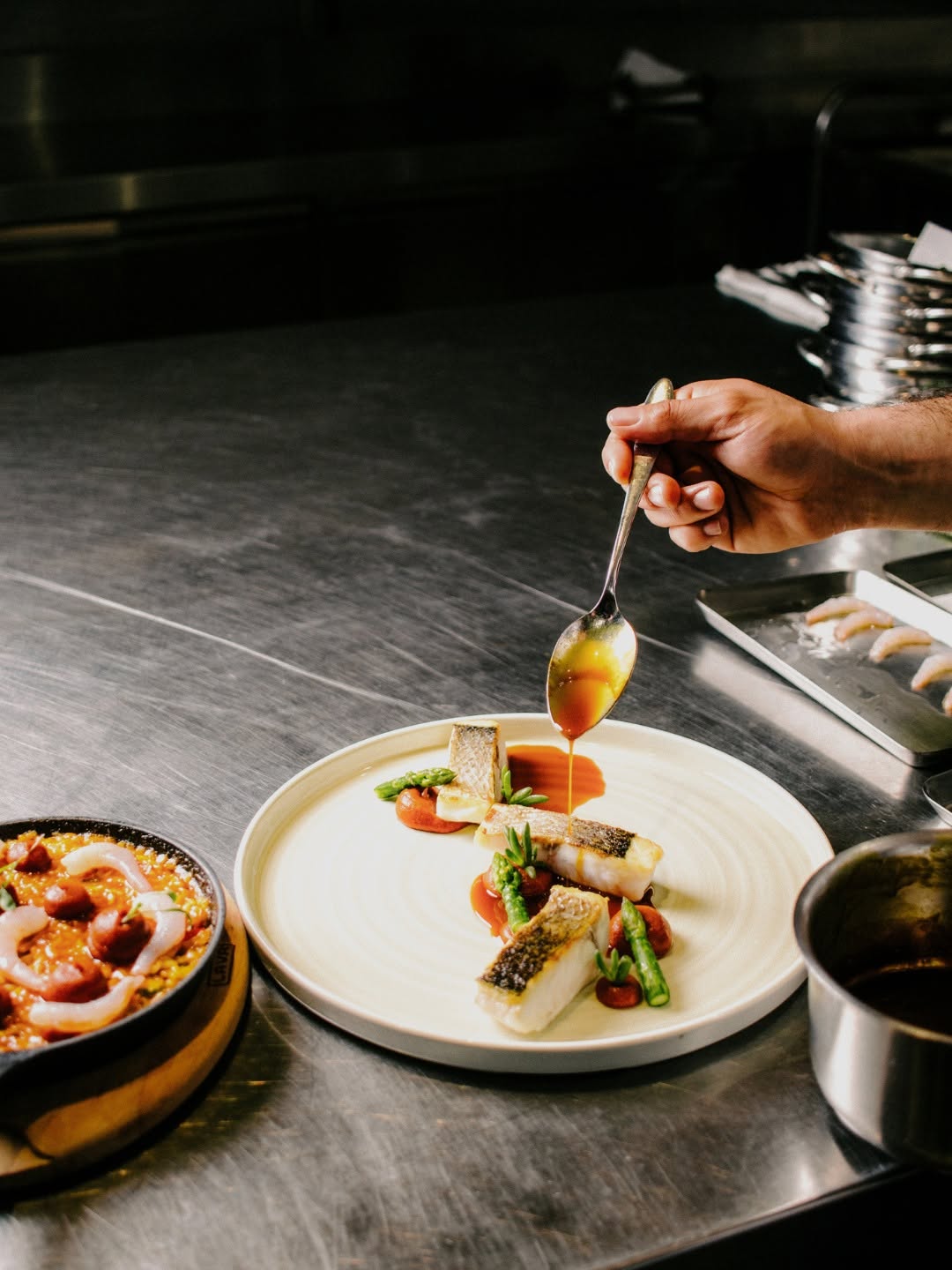 Preceito: professional food preparation shot
