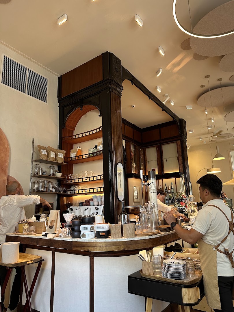 Cascara Coffee Shop: high quality interior atmosphere shot