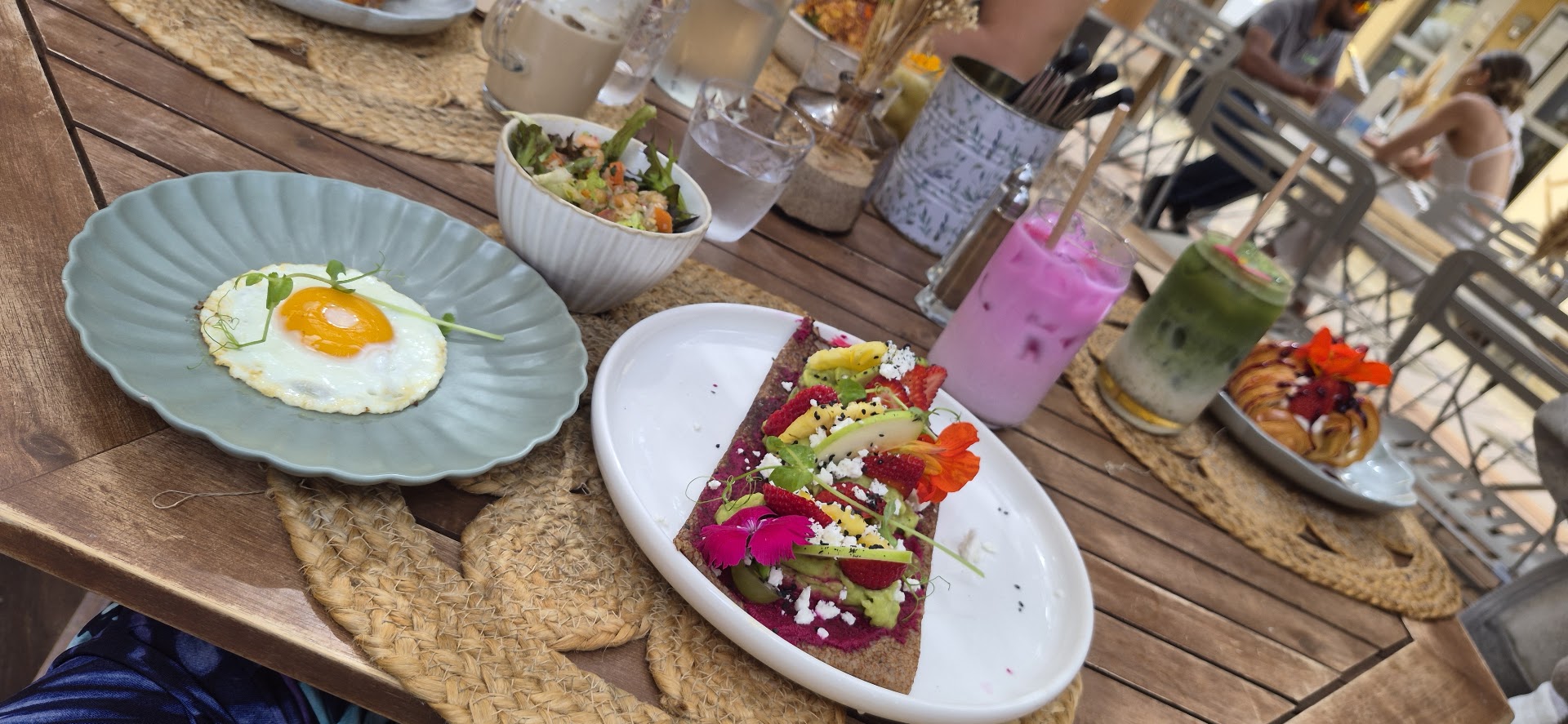Le Faam: appetizing brunch food and drinks