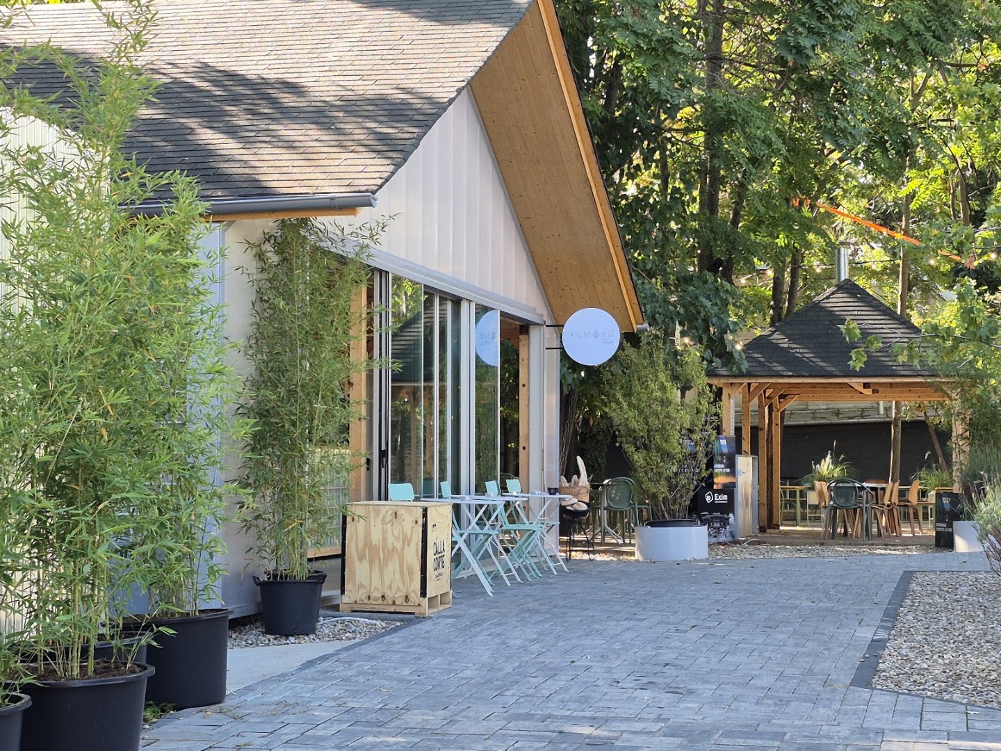 Almond Cafe: clear, inviting exterior venue photo